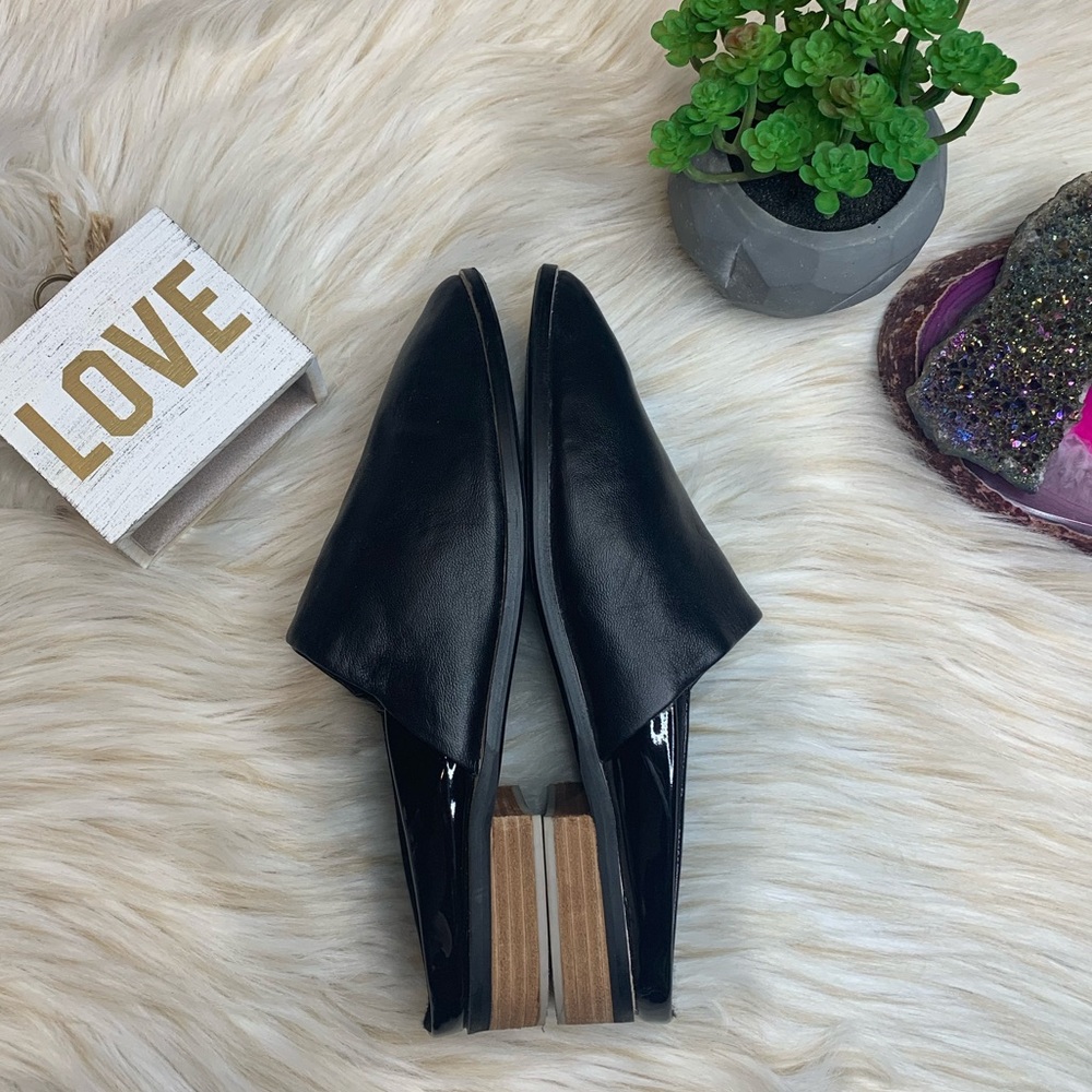 • Kelsi Dagger • Brooklyn Black leather Mule